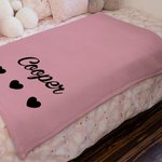 Personalised Cute Element Multicolour Pet Blanket with Name Soft and Warm Dog Cat Sleep Mat Gift for Pet Lover Owner