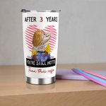 Gepersonaliseerde You're Still Hotter Than This Coffee 20oz Roestvrij Staal Tumbler met Namen Valentijnsdag Verjaardagscadeau voor Koppel