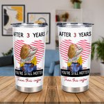 Gepersonaliseerde You're Still Hotter Than This Coffee 20oz Roestvrij Staal Tumbler met Namen Valentijnsdag Verjaardagscadeau voor Koppel