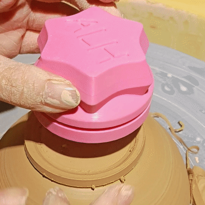 Impression 3D personnalisée Outil d'ébarbage pour la poterie Outil pour l'ébarbage du tour Cadeau d'anniversaire pour l'amateur de poterie