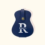 Soporte portátil personalizado para púas de guitarra con 3 púas Starry Sky Almacena hasta 18 púas Bolsa de almacenamiento Caja Regalo para guitarristas y amantes de la guitarra