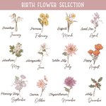 Gepersonaliseerde boek geboorte bloem sieraden doos draagbare reizen accessoire verjaardag bruidsmeisje cadeau voor vrouwen boek minnaar