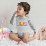 Henkilökohtainen söpö Bunny Chicken Pattern nimi pääsiäinen paita hikipaita Baby Onesie Vanhempi-lapset vaatteet pääsiäinen lahja perheelle