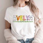 Henkilökohtainen söpö Bunny Chicken Pattern nimi pääsiäinen paita hikipaita Baby Onesie Vanhempi-lapset vaatteet pääsiäinen lahja perheelle