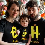 Personalised Cute Bunny Chick Letters Baby Onesie T-shirt Sweatshirt Parent-children Clothing Easter Baby Shower Gift for Family Kid