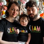 Henkilökohtainen söpö Bunny Chicken Pattern nimi pääsiäinen paita hikipaita Baby Onesie Vanhempi-lapset vaatteet pääsiäinen lahja perheelle