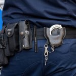 Personalized Metal LED Penlight with Name Waterproof Reusable First Aid Flashlight Gift for Police Officer Guard Outdoor Enthusiasts