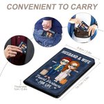 Gepersonaliseerde Travel Partners voor het leven PU lederen paspoorthoes Valentijnsdag Reis Accessoire Gift voor paar vrienden