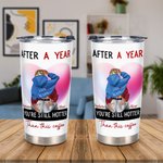 Personalised You’re Still Hotter Than This Coffee 20oz Stainless Steel Tumbler with Names and Lid Valentine’s Day Gift for Couple