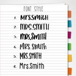 Personalized Pencil Sequin Retractable Badge Reel with Name Back to School Appreciation Gift for Teacher