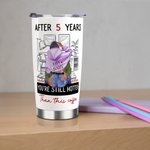 Personalizzato You're Still Hotter Than This Coffee 20oz Stainless Steel Tumbler Regalo di San Valentino per l'anniversario di coppia