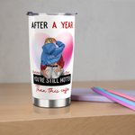 Personalised You’re Still Hotter Than This Coffee 20oz Stainless Steel Tumbler with Names and Lid Valentine’s Day Gift for Couple