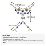 Personalisierte mittelalterliche Pferd Tack Pferd Gesicht Schmuck Antike Bronze Show Zaumzeug Stirnband mit Birthstone und Initial Geschenk für Pferde