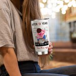 Personalised You’re Still Hotter Than This Coffee 20oz Stainless Steel Tumbler with Couple Names and Lid Valentine’s Day Gift for Couple