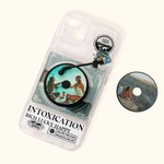 Gepersonaliseerd Foto Vinyl Platen Telefoonhoesje voor iPhone met 2 Verwisselbare CD Schijven Verjaardagscadeau voor muziek platen liefhebber