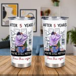 Personalizzato You're Still Hotter Than This Coffee 20oz Stainless Steel Tumbler Regalo di San Valentino per l'anniversario di coppia