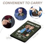 Personalisierte florale Muster zusammen seit vielen Jahren Passport Cover Valentinstag Reise Reisezubehör Geschenk für Paar Freunde