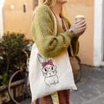 Adorabile coniglietto con occhiali in tela personalizzato con nome, regalo di Pasqua per gli amici dei bambini