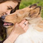 Personalized  1-4 Paw Heart Ring with Engraved Name and Birthstone Gift Birthday for Pet Lover