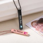 Paire de Colliers Couple Personnalisés avec Gravure Texte Cadeau Anniversaire de Mariage Saint-Valentin