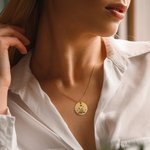 Personalised Engraving Open Book Birth Flower Bouquet Necklace with Text Minimalist Jewellery Teacher's Day Birthday Gift for Women Book Lover