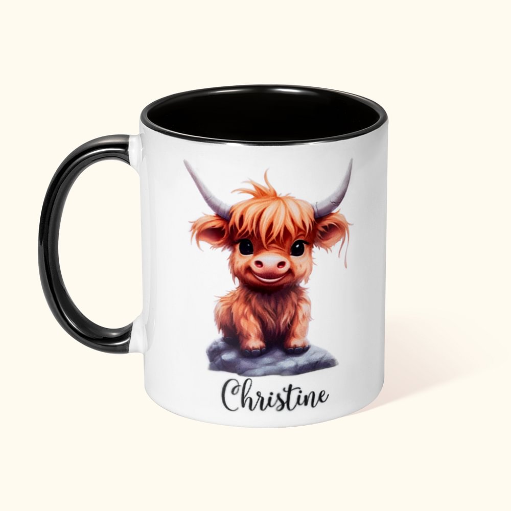 Tasse en céramique 11oz avec nom Cadeau d'anniversaire pour la famille et les amis