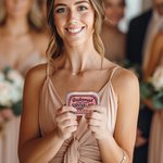 Personalized Survival Kit Box Tin with Text 3 Pcs Wedding Party Favor Gift for Bridesmaids