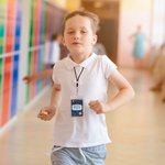 Personalised Bright Color Unbreakable Hall Pass Lanyard with Name Classroom Supplies Back to School Gift for Teacher