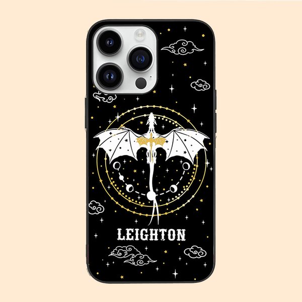 Personalised Dragon Starry Sky Phone Case Hard TPU Case with Name Birthday Gift for Dragon Lover