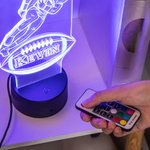 Personalizzato Giocatore di calcio Illusione LED Luce notturna Colori diversi che cambiano con telecomando e tocco Camera Decor Regalo di compleanno p