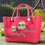 Personalisierte stilvolle Sport Baseball Fußball Acryl Tasche Charme Accessoire für Bogg Geburtstag Geschenk für Sportliebhaber