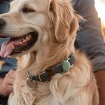 Personalized Protective Airtag Cover Collar with Engraved Name Gift for Dog Pet Lover