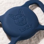 Personalized Protective Airtag Cover Collar with Engraved Name Gift for Dog Pet Lover