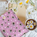 Couverture de livre photo personnalisée avec nom de la photo et pochette Cadeau de retour à l'école pour les amoureux des animaux de compagnie.