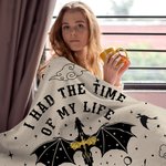 Personalizada I Had The Time Of My Life Dragon Starry Sky Manta Suave con Nombre Regalo de Cumpleaños para Lector Amante de los Dragones