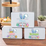 Personalisierte Ostereier Keksdose mit Osterhasen und Namen Ostern Geschenk für Kinder