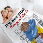 Personalizada You're Always Sexy Cozy Living Room Blanket Romantic Home Decoration Valentine's Day Anniversary Gift for Couple