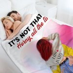 Manta Corazón Burbuja Personalizada You're Always Sexy Decoración Romántica para el Hogar Regalo de Aniversario de San Valentín para Pareja