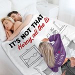 Personalizada You're Always Sexy Acogedora manta para el dormitorio Decoración romántica para el hogar Regalo de San Valentín Aniversario para pareja