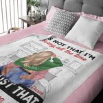 Personalizada You're Always Sexy Acogedora manta para el dormitorio Decoración romántica para el hogar Regalo de San Valentín Aniversario para pareja