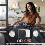 Couverture souple personnalisée avec texte pour mélanges de cassettes Cadeau pour mélomanes