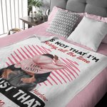 Manta Corazón Personalizada You're Always Sexy Line Decoración Romántica para el Hogar Regalo de Aniversario de San Valentín para Pareja