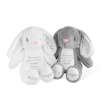 Peluche Lapin en Mémoire de Perte de l'Enfant Bébé Poupée Doudou en Souvenir Cadeau Commémoratif