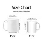 Personalized Simple Love White Mug with Name & Date Valentine's Day  Anniversary Gift for Couple