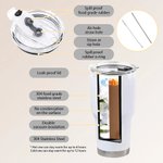 Personalized Watercolor Birth Flower 30oz Insulated Tumbler with Name and Love Grows Here Quote Birthday Gift for Mom Grandma