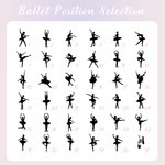 Personalisierte Ballerina Silhouette Lovely Mini Reisekoffer Bobby Pin Aufbewahrungsbox Geburtstagsgeschenk für sie