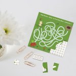 Personalised Rabbit Find Mom Matching Block Puzzles with Name Intellectual Development Game Birthday Children's Day Gift for Kids