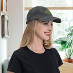 Personalizada Día de San Patricio Trébol de cuatro hojas Trébol Gorra de béisbol de algodón con nombre de regalo para la familia amigo