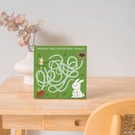 Personalised Rabbit Find Mom Matching Block Puzzles with Name Intellectual Development Game Birthday Children's Day Gift for Kids