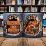 Personalizada 3D Libro Dragón Taza de Cerámica con Nombre 11oz/15oz Taza de Café Regalo de Cumpleaños para Lectores Amantes del Dragón